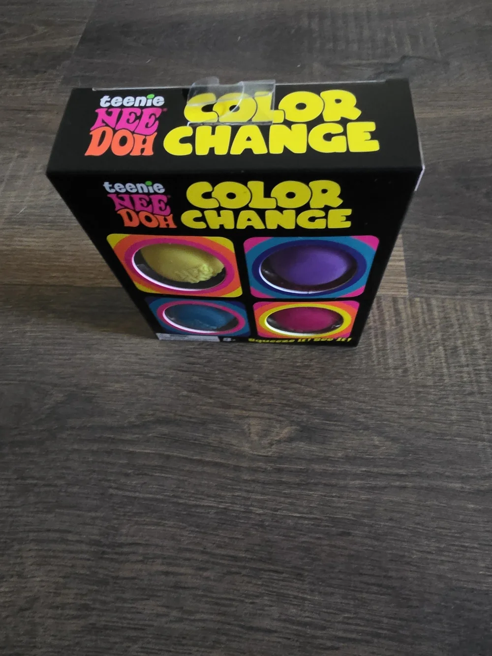 Teenie NeeDoh Color Change Sensory Set — Yellow, Purple, Blue & Pink ( 1 Box)